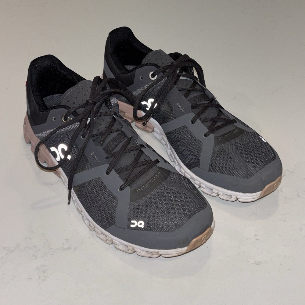 ON Women's Cloudflow Running Shoes Rock/Rose US W7